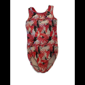 Womens Swimsuit One Piece Sz 14‎ Pink Sparkly Actionback Competition  Dive Beach